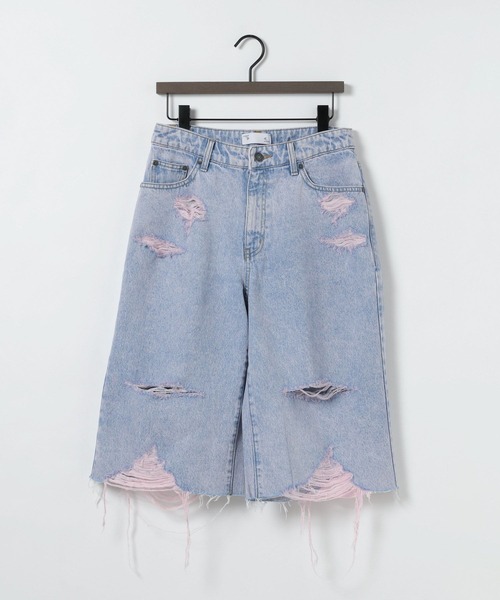 eL(エル)の「【eL】Denim Bermuda Pants/1023737(デニムパンツ・レディース・ピンク系その他/ブルー系その他・FREE)」の6枚目の写真