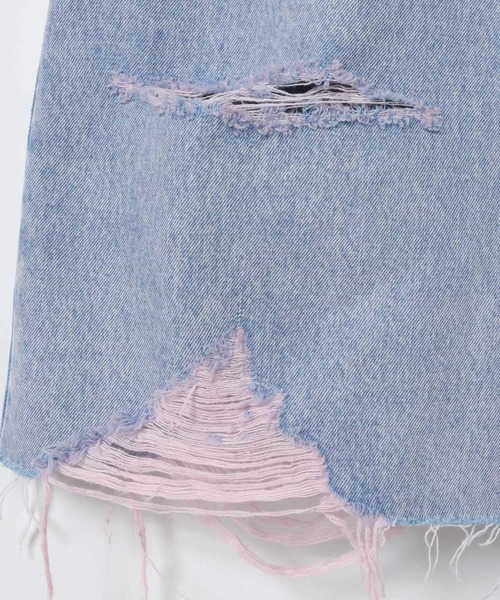 eL(エル)の「【eL】Denim Bermuda Pants/1023737(デニムパンツ・レディース・ピンク系その他/ブルー系その他・FREE)」の7枚目の写真