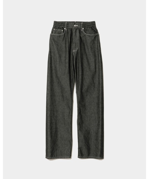 beautiful people(ビューティフルピープル)の「left hand twilldenim wide pants vintage beautiful peopleM(デニムパンツ・メンズ・ブラック・38/40/42)」の5枚目の写真