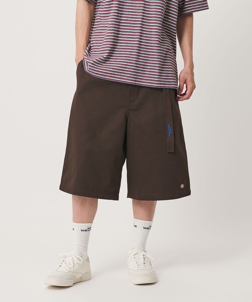 NICE WEATHER(ナイスウェザー)の「【別注】<Dickies>ワイドショーツ(その他パンツ・メンズ・ブラウン系/ブラック/ベージュ・S/M/L)」の3枚目の写真