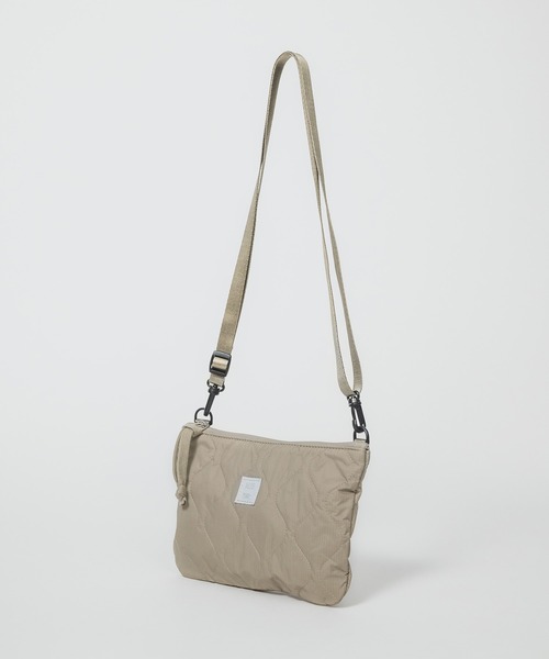 MIS（エムアイエス）の「MILITARY QUILTED SACOSCH（ショルダーバッグ・メンズ・イエロー/グリーン/ピンク/ブルー/ブラック/ベージュ・ONESIZE）」の7枚目の写真