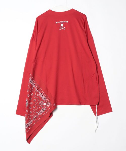 mastermind JAPAN（マスターマインド）の「BOXY SIDE BANDANNALS TEE（Tシャツ/カットソー・メンズ・レッド系その他/ブラック系その他・XL）」の3枚目の写真