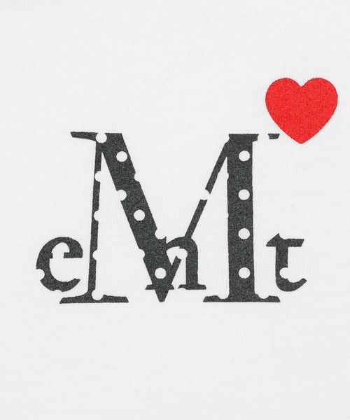MUCENT(ムセント)の「MUCENT(ムセント)-LOVRITS MINI HEART LOGO リンガー SSTEE(Tシャツ/カットソー・レディース・ブラック/ホワイト・FREE)」の8枚目の写真