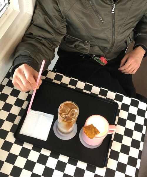DANDEL(ダンデル)の「DD cropped studded MA-1 jacket (KHAKI)(ブルゾン・レディース・その他・1/2/3)」の6枚目の写真