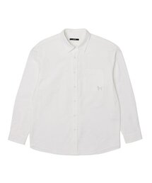 男性ベーシックオックスフォードシャツ (O-WHITE) (HA2LS90-33)