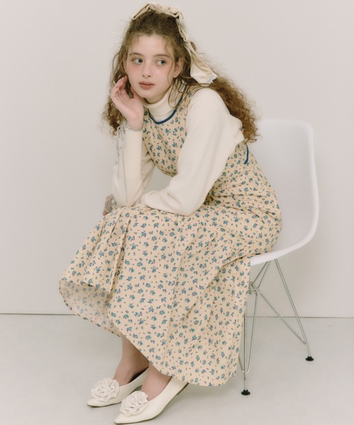 idem(イデム)の「back cut onepiece / バックデザインノースリーブワンピース(ワンピース・レディース・ブラウン/ブラック/アイボリー/ベージュ/ブラック系その他・FREE)」の2枚目の写真