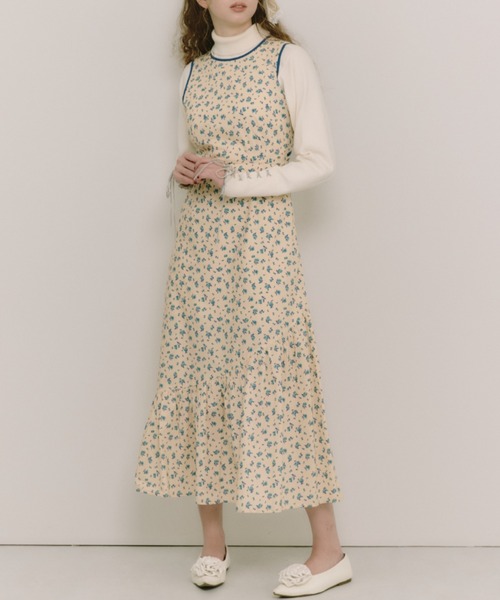 idem(イデム)の「back cut onepiece / バックデザインノースリーブワンピース(ワンピース・レディース・ブラウン/ブラック/アイボリー/ベージュ/ブラック系その他・FREE)」の14枚目の写真