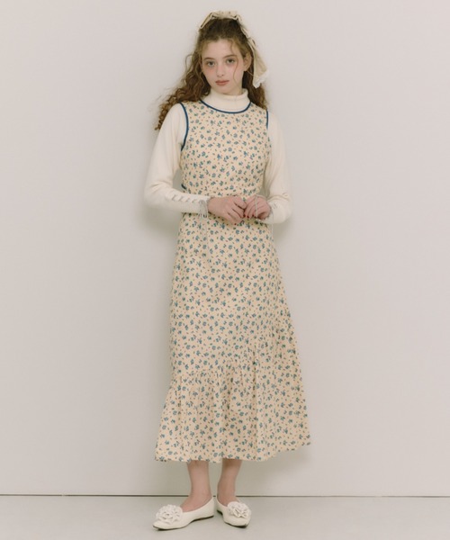 idem(イデム)の「back cut onepiece / バックデザインノースリーブワンピース(ワンピース・レディース・ブラウン/ブラック/アイボリー/ベージュ/ブラック系その他・FREE)」の11枚目の写真