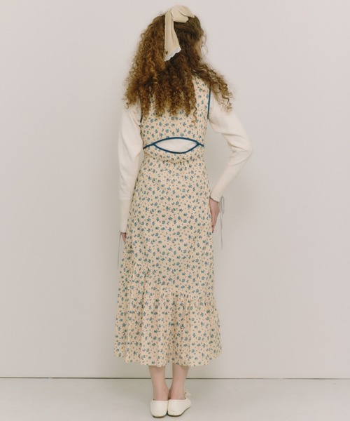 idem(イデム)の「back cut onepiece / バックデザインノースリーブワンピース(ワンピース・レディース・ブラウン/ブラック/アイボリー/ベージュ/ブラック系その他・FREE)」の9枚目の写真
