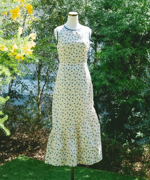 idem(イデム)の「back cut onepiece / バックデザインノースリーブワンピース(ワンピース・レディース・ブラウン/ブラック/アイボリー/ベージュ/ブラック系その他・FREE)」の20枚目の写真