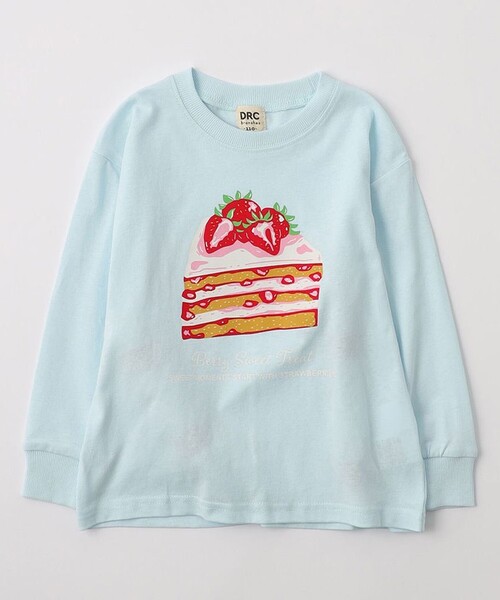 DRC branshes(ディーアールシーブランシェス)の「【WEB限定/DRC】アソートガールズグラフィック長袖Tシャツ(Tシャツ/カットソー・キッズ・サックスブルー/ネイビー/アイボリー/チャコールグレー/ブルーグレー/ラベンダー/その他1/ブラック/ライトピンク/その他2・130/120/100/110/140/150/160)」の7枚目の写真