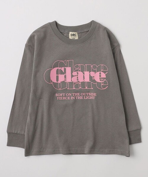 DRC branshes(ディーアールシーブランシェス)の「【WEB限定/DRC】アソートガールズグラフィック長袖Tシャツ(Tシャツ/カットソー・キッズ・サックスブルー/ネイビー/アイボリー/チャコールグレー/ブルーグレー/ラベンダー/その他1/ブラック/ライトピンク/その他2・130/120/100/110/140/150/160)」の4枚目の写真