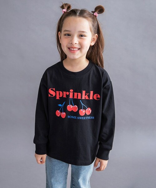DRC branshes(ディーアールシーブランシェス)の「【WEB限定/DRC】アソートガールズグラフィック長袖Tシャツ(Tシャツ/カットソー・キッズ・サックスブルー/ネイビー/アイボリー/チャコールグレー/ブルーグレー/ラベンダー/その他1/ブラック/ライトピンク/その他2・130/120/100/110/140/150/160)」の3枚目の写真
