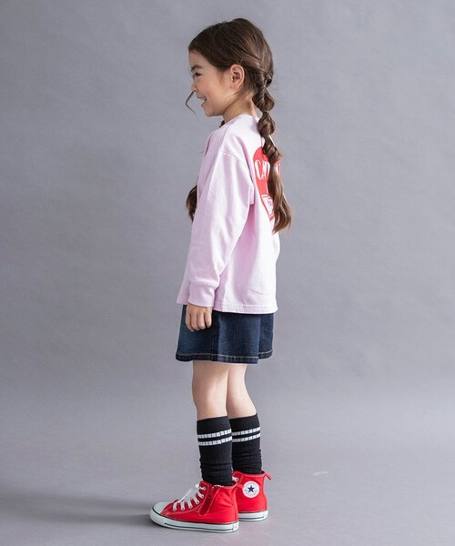 DRC branshes(ディーアールシーブランシェス)の「【WEB限定/DRC】アソートガールズグラフィック長袖Tシャツ(Tシャツ/カットソー・キッズ・サックスブルー/ネイビー/アイボリー/チャコールグレー/ブルーグレー/ラベンダー/その他1/ブラック/ライトピンク/その他2・130/120/100/110/140/150/160)」の20枚目の写真
