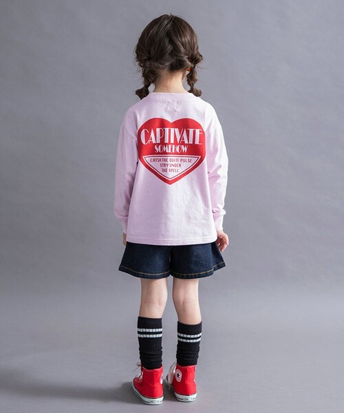 DRC branshes(ディーアールシーブランシェス)の「【WEB限定/DRC】アソートガールズグラフィック長袖Tシャツ(Tシャツ/カットソー・キッズ・サックスブルー/ネイビー/アイボリー/チャコールグレー/ブルーグレー/ラベンダー/その他1/ブラック/ライトピンク/その他2・130/120/100/110/140/150/160)」の11枚目の写真