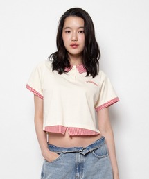 PUNYUS | フェイクレイヤードポロシャツ(Tシャツ/カットソー)