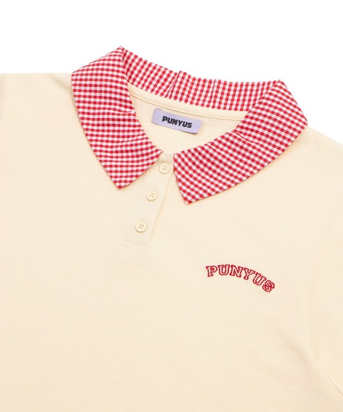 PUNYUS(プニュズ)の「【NEW SIZE】フェイクレイヤードポロシャツ(Tシャツ/カットソー・レディース・ネイビー/グレー/アイボリー・1/2/3/4/5)」の17枚目の写真