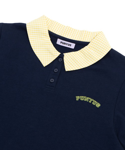 PUNYUS(プニュズ)の「【NEW SIZE】フェイクレイヤードポロシャツ(Tシャツ/カットソー・レディース・ネイビー/グレー/アイボリー・1/2/3/4/5)」の18枚目の写真