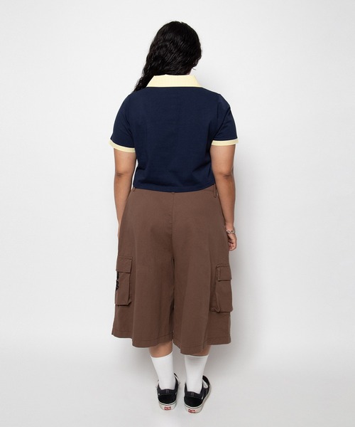 PUNYUS(プニュズ)の「【NEW SIZE】フェイクレイヤードポロシャツ(Tシャツ/カットソー・レディース・ネイビー/グレー/アイボリー・1/2/3/4/5)」の16枚目の写真