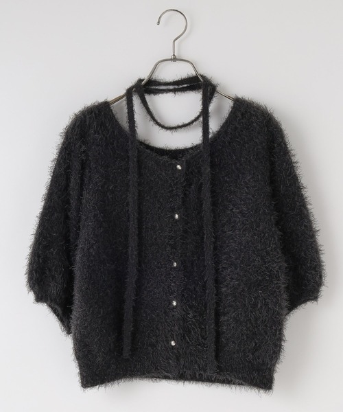 LOWRYS FARM(ローリーズファーム)の「2WAYシャギーカーディガンSS 1051764(カーディガン/ボレロ・レディース・チャコールグレー/ブラウン/オフホワイト・FREE)」の22枚目の写真