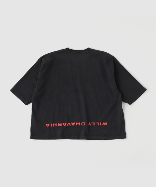WILLY CHAVARRIA(ウィリーチャバリア)の「WILLY CHAVARRIA / ウィリー チャバリア WELCOME TO AMERICA-BUFFA(Tシャツ/カットソー・メンズ・ブラック・SMALL)」の2枚目の写真