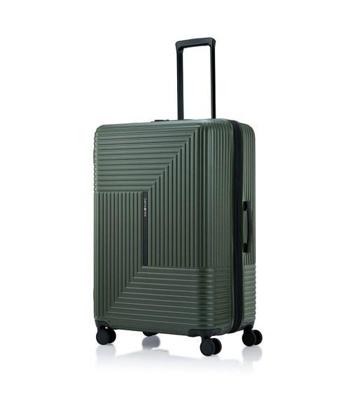 Samsonite(サムソナイト)の「サムソナイト APINEX スピナー75 エキスパンダブル ブレーキ マットグリーン(スーツケース/キャリーバッグ・メンズ・ダークグリーン系・L)」の1枚目の写真
