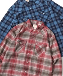 Levi's/リーバイス BARSTOW WESTERN CHECK SHIRT/レギュラーフィット ウエスタンチェックシャツ/レギュラーカラーシャツ/レディース メンズ