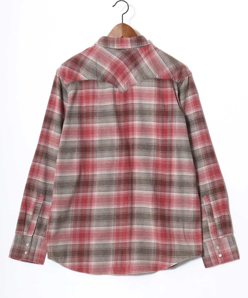 Levi's(リーバイス)の「Levi's/リーバイス BARSTOW WESTERN CHECK SHIRT/レギュラーフィット ウエスタンチェックシャツ/レギュラーカラーシャツ/レディース メンズ(シャツ/ブラウス・メンズ・ブルー/レッド・M/XL/L)」の5枚目の写真