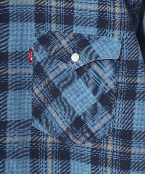 Levi's(リーバイス)の「Levi's/リーバイス BARSTOW WESTERN CHECK SHIRT/レギュラーフィット ウエスタンチェックシャツ/レギュラーカラーシャツ/レディース メンズ(シャツ/ブラウス・メンズ・ブルー/レッド・M/XL/L)」の7枚目の写真
