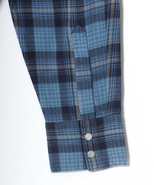 Levi's(リーバイス)の「Levi's/リーバイス BARSTOW WESTERN CHECK SHIRT/レギュラーフィット ウエスタンチェックシャツ/レギュラーカラーシャツ/レディース メンズ(シャツ/ブラウス・メンズ・ブルー/レッド・M/XL/L)」の11枚目の写真