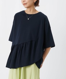 LC/LLL コンパクトスムースフリルデザインプルオーバー