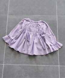 apres les cours（アプレレクール）の「袖レースシャーリング長袖トップス（Tシャツ/カットソー）」