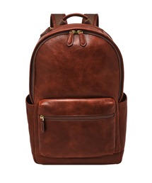 FOSSIL（フォッシル）の「フォッシル リュックサック メンズ レザー ブラウン A4収納可 MBG9647222（バックパック/リュック）」