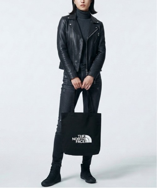 THE NORTH FACE(ザノースフェイス)の「【THE NORTH FACE/ザノースフェイス】LOGO COTTON BAG M ロゴ コットントートバッグ キャンバストート A4対応 ユニセックス(トートバッグ・レディース・ブラック/ダークオレンジ/ナチュラル/サックスブルー・ONE SIZE)」の1枚目の写真