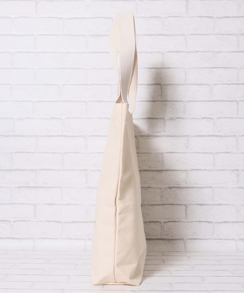 THE NORTH FACE(ザノースフェイス)の「【THE NORTH FACE/ザノースフェイス】LOGO COTTON BAG M ロゴ コットントートバッグ キャンバストート A4対応 ユニセックス(トートバッグ・レディース・ブラック/ダークオレンジ/ナチュラル/サックスブルー・ONE SIZE)」の8枚目の写真