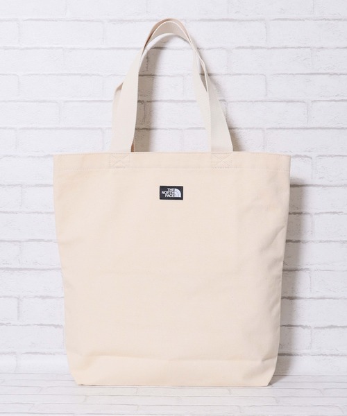 THE NORTH FACE(ザノースフェイス)の「【THE NORTH FACE/ザノースフェイス】LOGO COTTON BAG M ロゴ コットントートバッグ キャンバストート A4対応 ユニセックス(トートバッグ・レディース・ブラック/ダークオレンジ/ナチュラル/サックスブルー・ONE SIZE)」の9枚目の写真