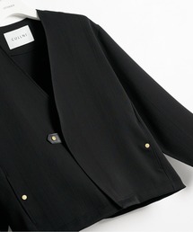 STUDIOUS（ステュディオス）の「【CULLNI】別注 Cord pique Relaxed Jacket（ノーカラージャケット）」