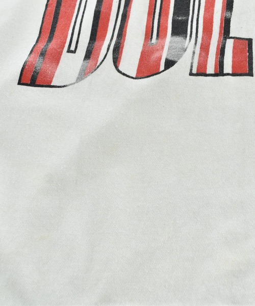 NBA/NFL/NHL/MLB(エヌビーエーエヌエフエルエヌエイチエルエムエルビー)の「【USED】90’s “NBA Chicago Bulls/3PEAT” バスケ Tシャツ USA製(Tシャツ/カットソー・メンズ・ホワイト・X-LARGE)」の8枚目の写真