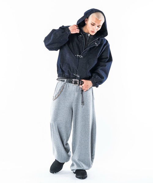SHORT ROUND(ショートラウンド)の「SHORT ROUND/【26年秋冬新作】ファイヤーマンフードブルゾン(その他アウター・メンズ・ブラック系2/インディゴブルー・MEDIUM/LARGE)」の5枚目の写真