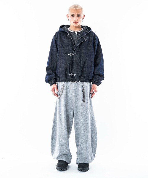 SHORT ROUND(ショートラウンド)の「SHORT ROUND/【26年秋冬新作】ファイヤーマンフードブルゾン(その他アウター・メンズ・ブラック系2/インディゴブルー・MEDIUM/LARGE)」の19枚目の写真
