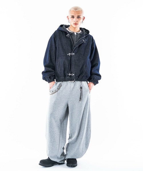 SHORT ROUND(ショートラウンド)の「SHORT ROUND/【26年秋冬新作】ファイヤーマンフードブルゾン(その他アウター・メンズ・ブラック系2/インディゴブルー・MEDIUM/LARGE)」の20枚目の写真