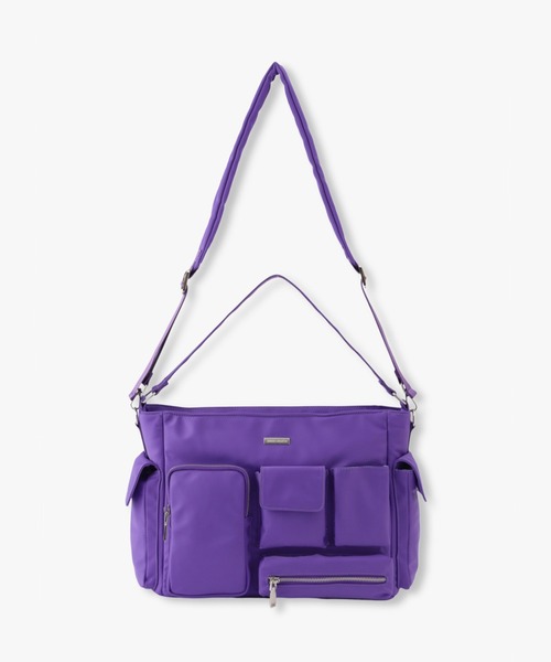 anna sui nyc(アナ スイ エヌ ワイ シー)の「マルチポケットワークショルダーバッグ(ショルダーバッグ・レディース・ブラック/パープル・FREE)」の22枚目の写真