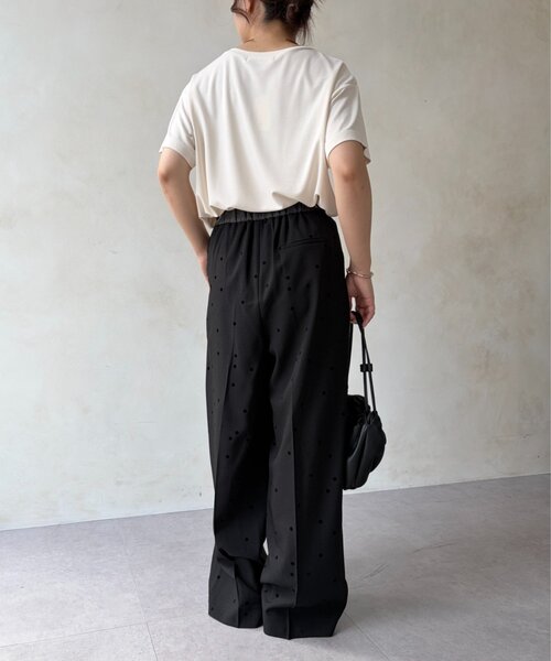 Jena espace merveilleux(ジェナ エスパスメルヴェイユ)の「フロッキードットパンツ(その他パンツ・レディース・ブラック/ベージュ・FREE)」の21枚目の写真