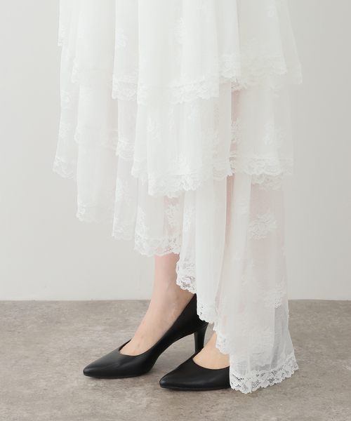 EDIT. FOR LULU(エディットフォールル)の「【YUHAN WANG/ユハン ワン】 cascade lace skirt(スカート・レディース・ホワイト・FREE)」の8枚目の写真