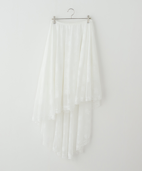 EDIT. FOR LULU(エディットフォールル)の「【YUHAN WANG/ユハン ワン】 cascade lace skirt(スカート・レディース・ホワイト・FREE)」の9枚目の写真