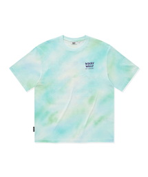 [グロサリー] アセンブルアートダイングプリント半袖Tシャツパターン