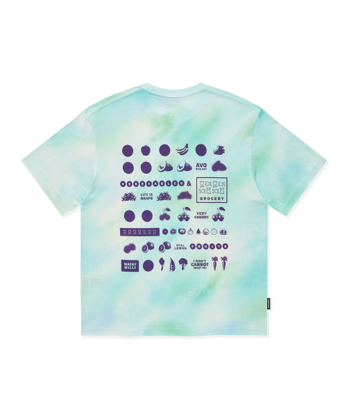 Wacky WiLLy（ワッキーウィリー）の「[グロサリー] アセンブルアートダイングプリント半袖Tシャツパターン（Tシャツ/カットソー・レディース・その他・SMALL/MEDIUM/LARGE）」の5枚目の写真