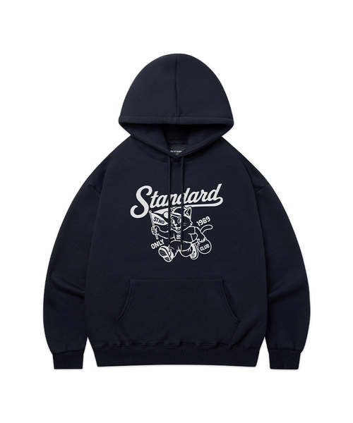 1989STANDARD（1989スタンダード）の「STND CAT フードパーカー (STHSTD-0269)（パーカー・メンズ・ブラック/ネイビー/バーガンディー/ダークグレー/ライトグレー/オートミール・X-LARGE/MEDIUM/LARGE）」の5枚目の写真