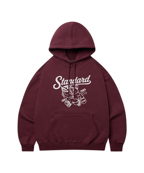 1989STANDARD（1989スタンダード）の「STND CAT フードパーカー (STHSTD-0269)（パーカー・メンズ・ブラック/ネイビー/バーガンディー/ダークグレー/ライトグレー/オートミール・X-LARGE/MEDIUM/LARGE）」の6枚目の写真