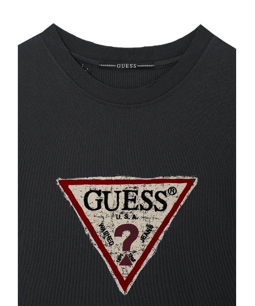 Guess(ゲス)の「【ヒョンジン 着用】 UNISEX S/Slv Tee Shirt Tシャツ 半袖 ロゴTシャツ(Tシャツ/カットソー・メンズ・グレー/ホワイト・MEDIUM/SMALL/X-SMALL/LARGE)」の4枚目の写真